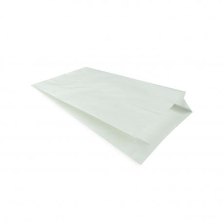 Torebki papierowe torby śniadaniowe fałdowe 12x4x22 białe
