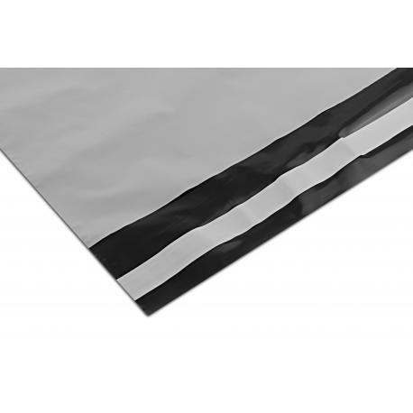 Foliopaki kurierskie 850x780+40mm 85x78+4cm 0,06 białe / czarne 50szt