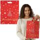 Torby Reklamowe Świąteczne 400x500mm 40x50cm LD PE 0,06 Wesołych Świąt 10 / 25szt