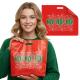 Torby Reklamowe Świąteczne 600x500mm 60x50cm LD PE 0,06 Czerwona