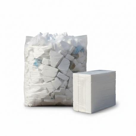 Worki budowlane do styropianu LD PE 110x200cm 0,08 500L - 10 sztuk