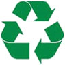 Znak opakowania nadającego się do recyklingu
